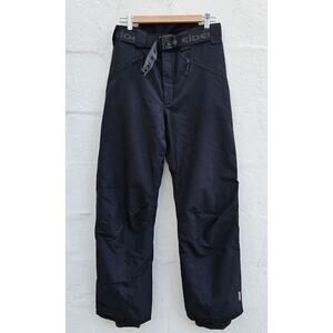 Eider Ski Pants Womens Size XS Black Defender Belted Salopettes Snow Trouser